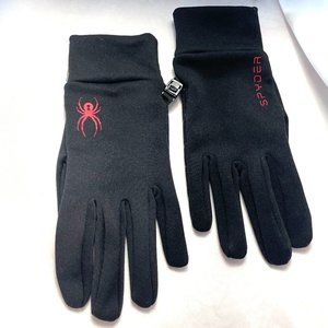 Spyder Core Conduct Gloves, Touchscreen Compatible | Grip Palm Size: S/M